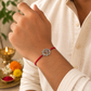 "Omm" Silver Look Alike Rakhi