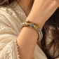 "Niora"Silver Look Alike Dual Tone Kada