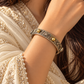 "Xyra"Silver Look Alike Dual Tone Kada