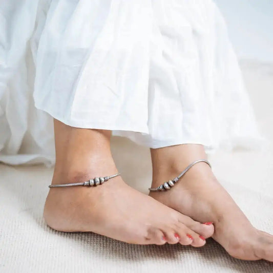 “Anklet” inspired Silver Look alike Payal