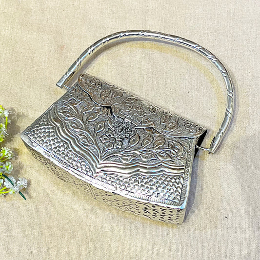 Oxidized Silver Purse