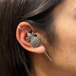 silver ear cuff