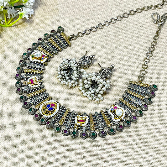 necklace and earrings set