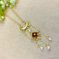 Golden chain necklace