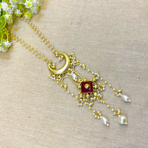 "Crest" Silver Look Alike Necklaces