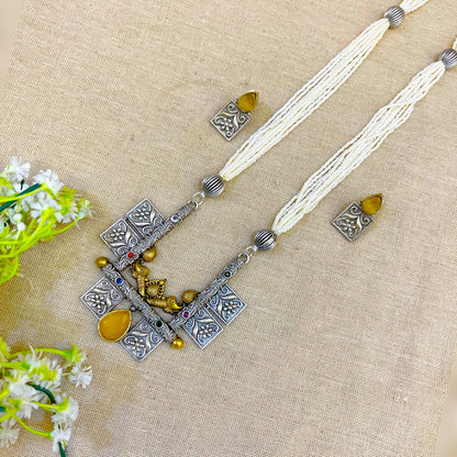 long statement necklaces with earrings