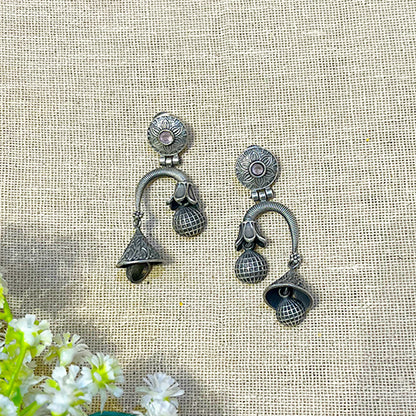 silver earrings