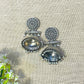 silver Jhumka earrings