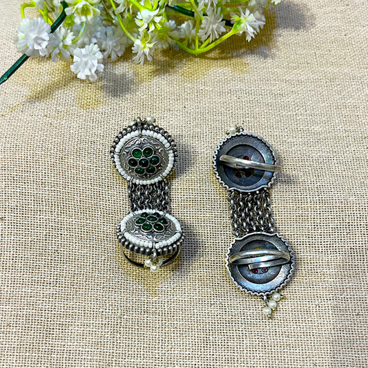 "Triff" Silver Look Alike Oxidised Rings