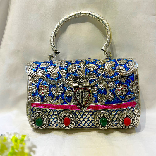 "Zozil" Silver Look Alike Purse