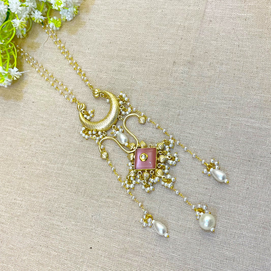 "Pearl" Silver Look Alike Necklaces