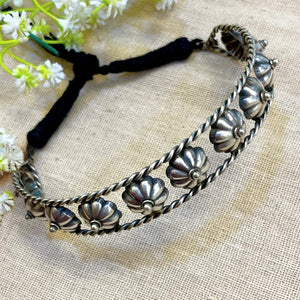 "Luna" Silver Look Alike Choker