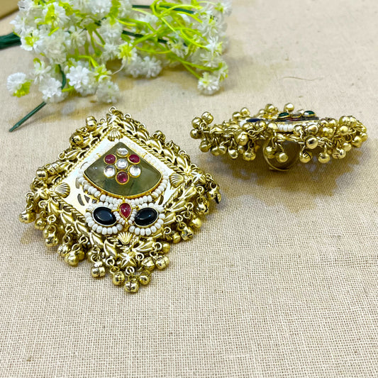 Golden ghungroo ring