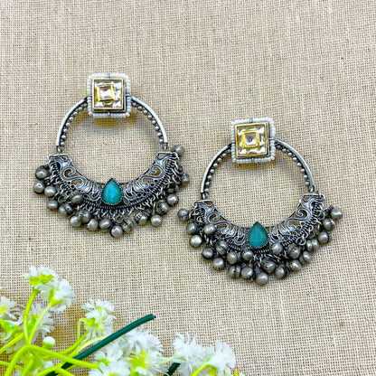 "Neon" Silver Look Alike Earrings