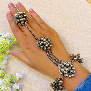 "Decent" Silver Look Alike Ring Bracelet